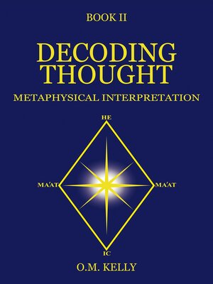 cover image of DECODING THOUGHT